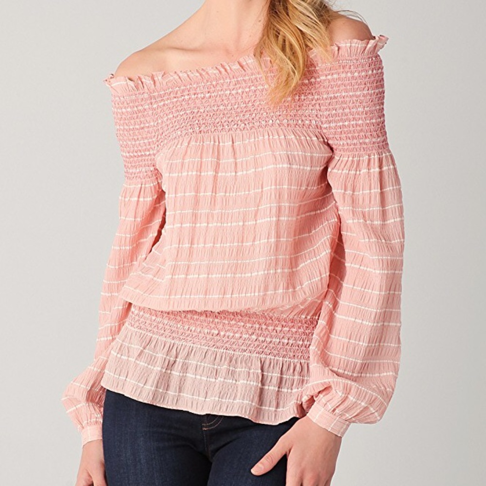 Tory Burch Millicent Blouse Peasant Top As Is